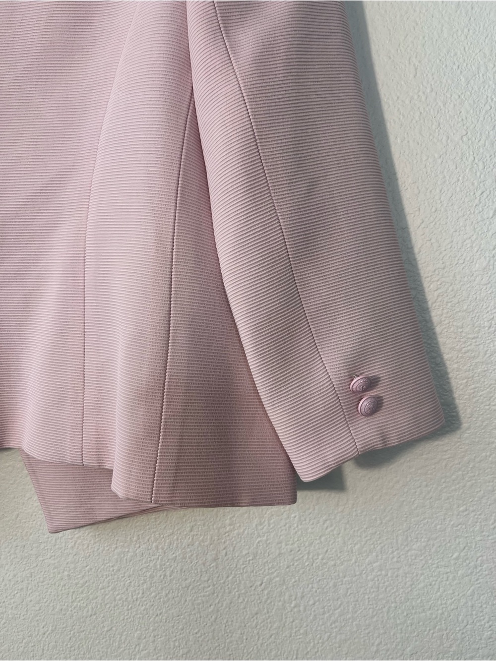 L’agence Brooke Open-Front Brooke Blazer in Pale Rose Faded Chain Size 8 - Picture 11 of 13